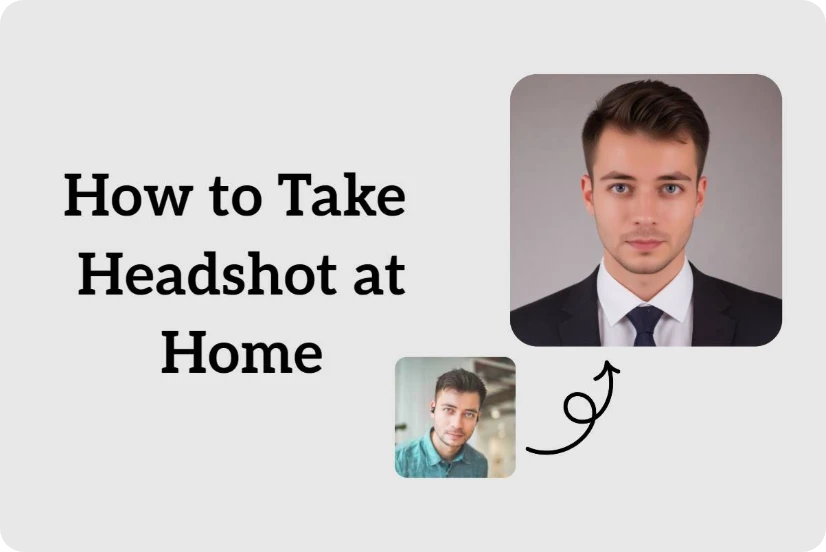 how to take headshot at home