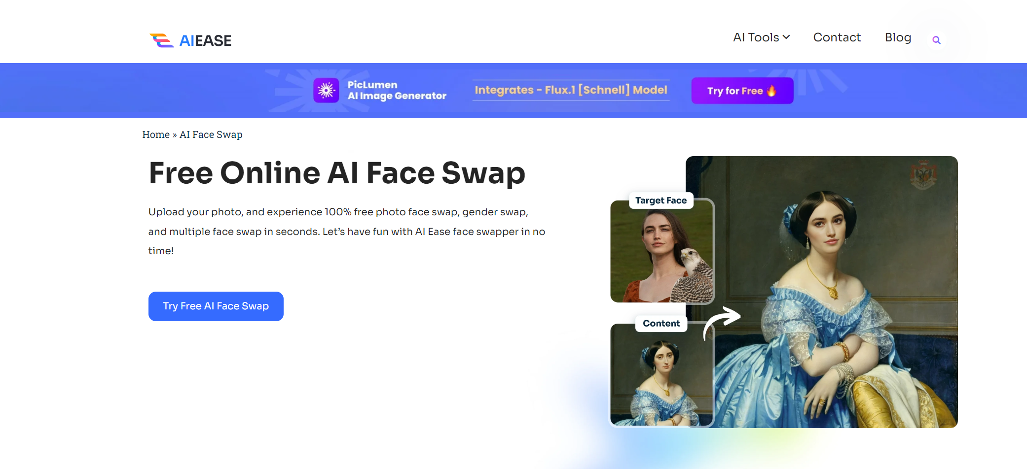 ai ease free online face swapper