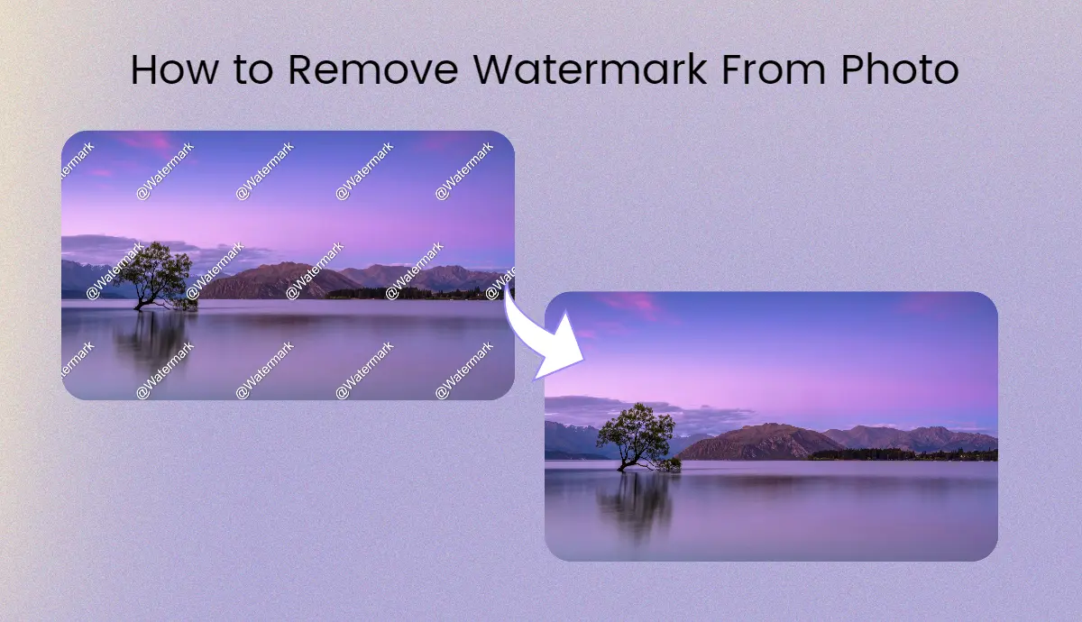 how to remove watermark from  photo blog cover
