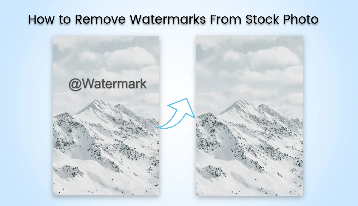 how to remove watermark from stock photo blog cover