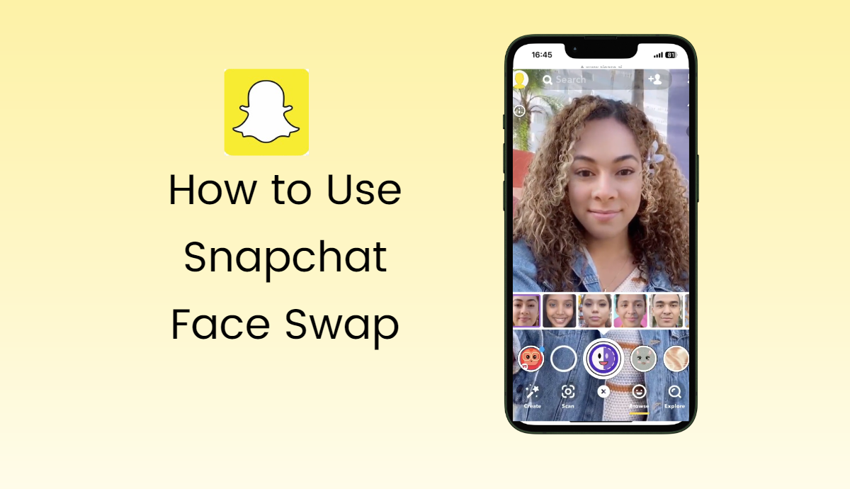 how to use snapchat face swap