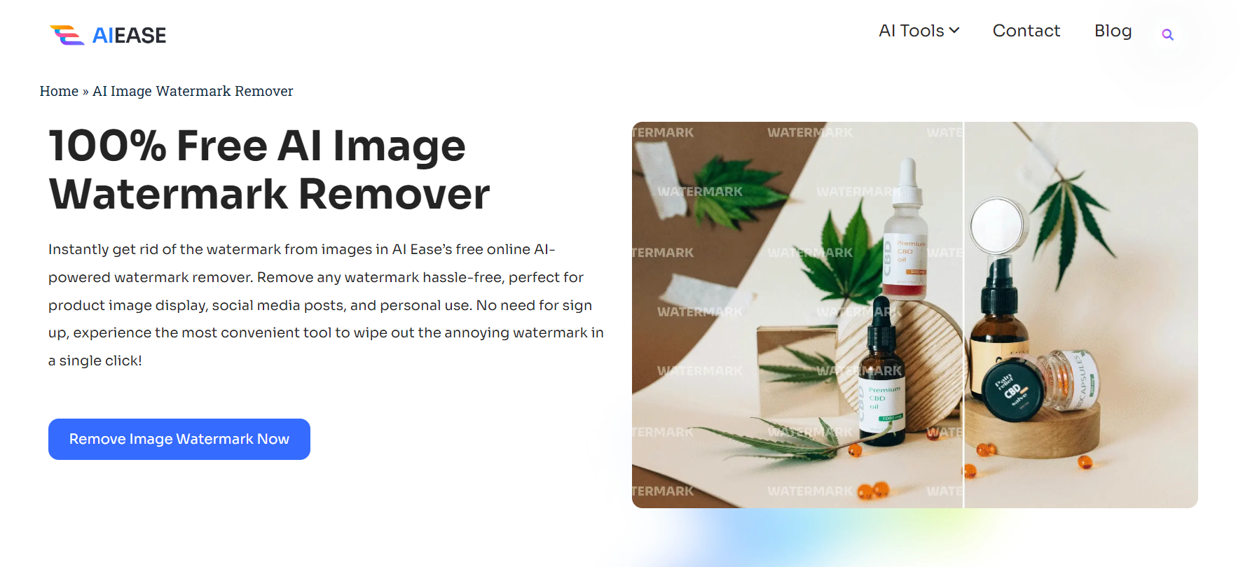 remove watermark from  image with ai ease for free