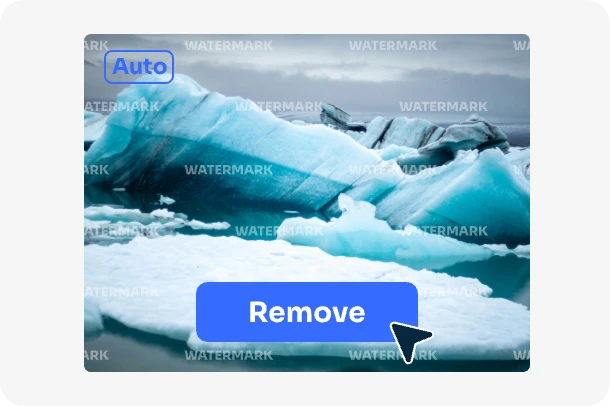 use ai to automatically remove watermark from image