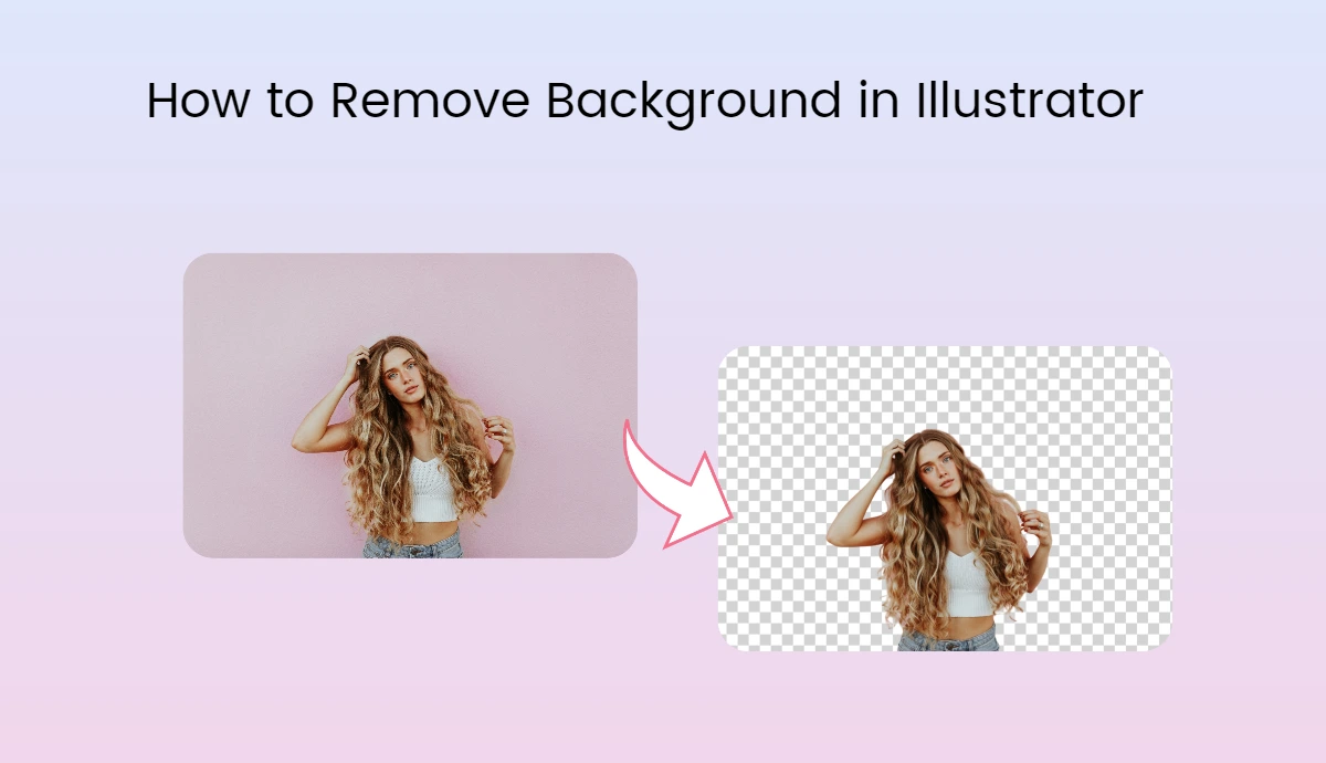 how to remove background in illustator