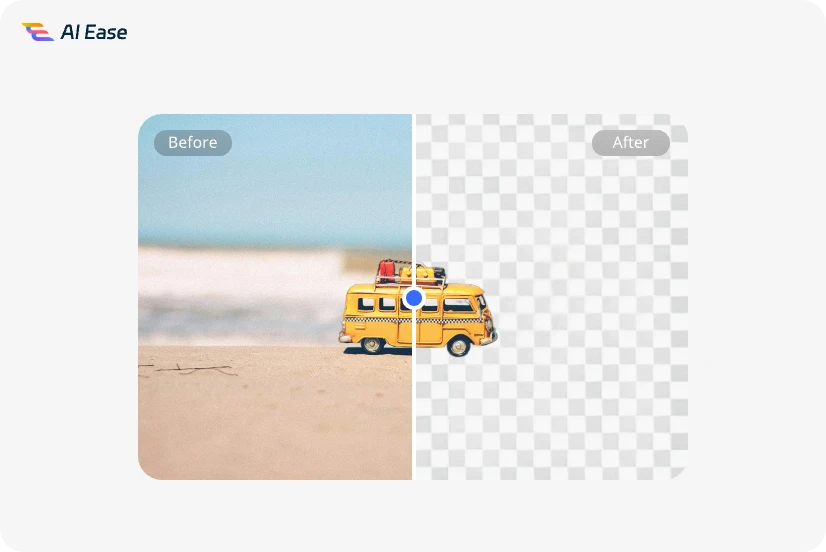 remove the background of a car photo with ai ease bg remover