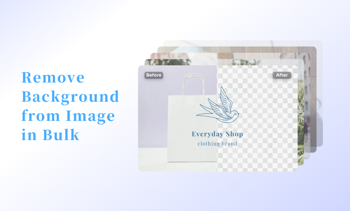 remove image backgrounds in batch for free in AI Ease