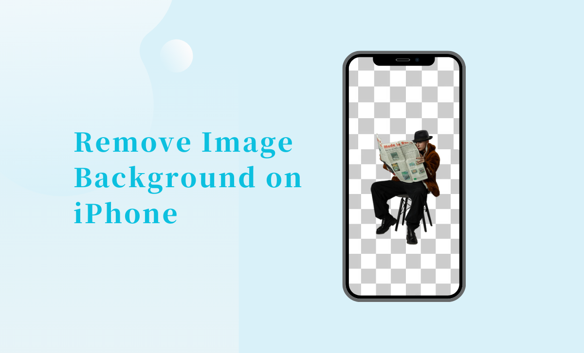 remove picture background on iPhone free using AI Ease