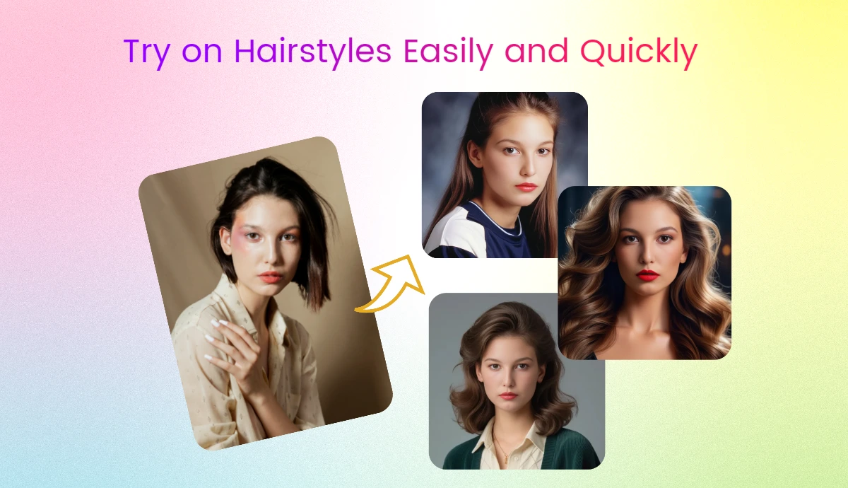 try on hairstyles easily and quickly with ai ease free ai face swapper