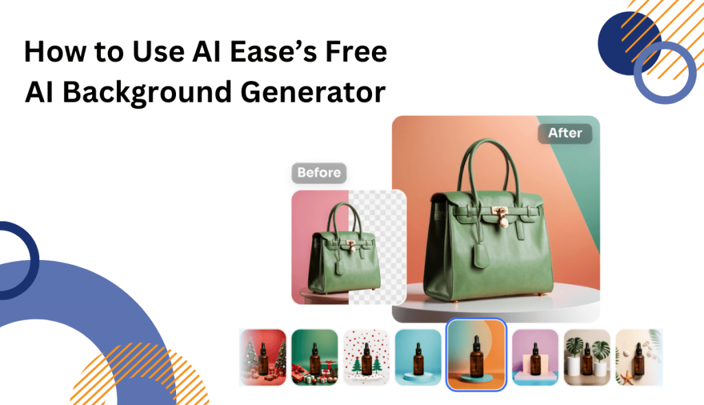 how to use AI Ease's free AI background generator