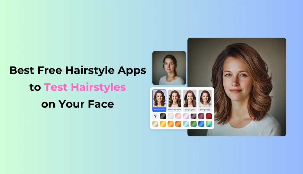 banner of best hairstyle apps to test different hairstyles