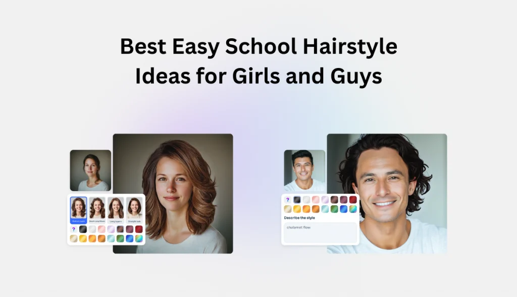 banner of best school hairstyles for girls and guys