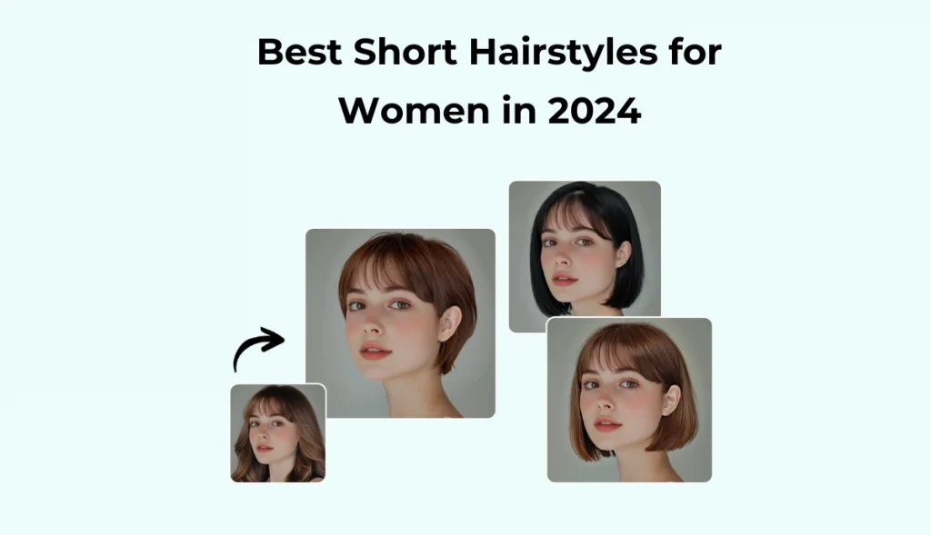 banner of best short hairstyles for woman 2024