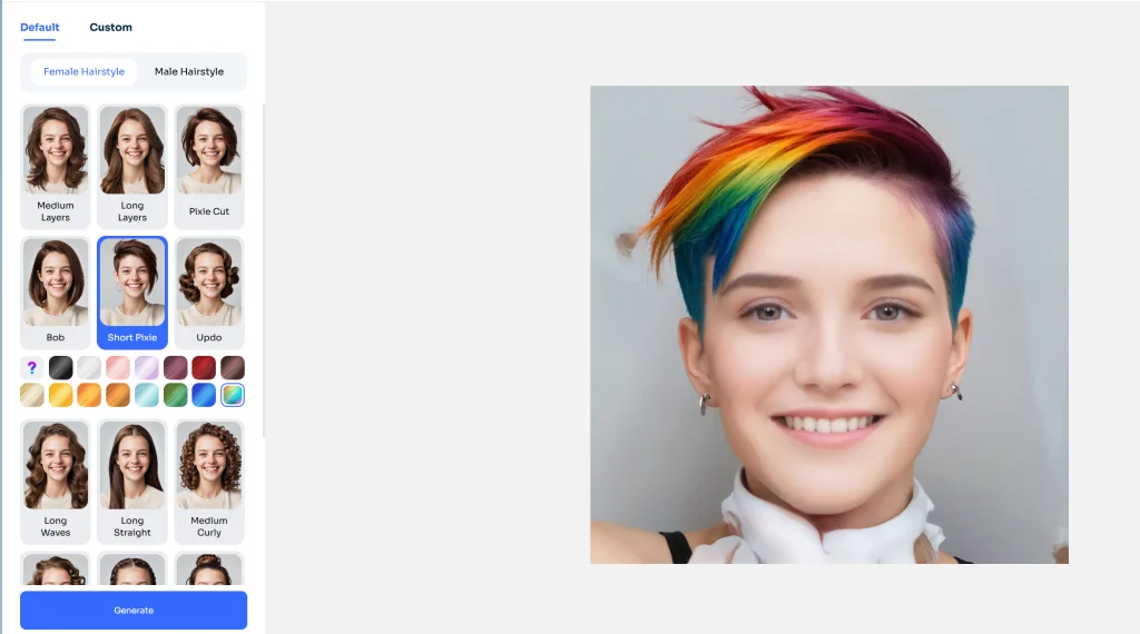 change-the-girl-hair-into-colorful-pixie-style