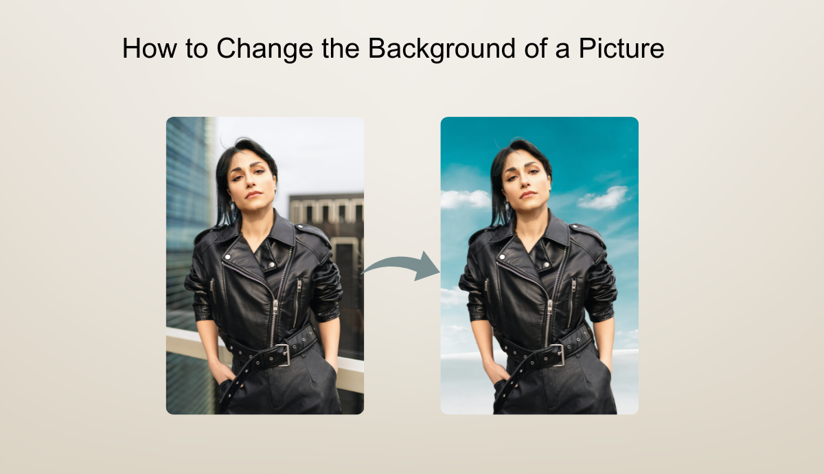 how to change the background of a picture