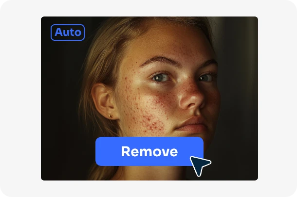 ai auto remove blemishes