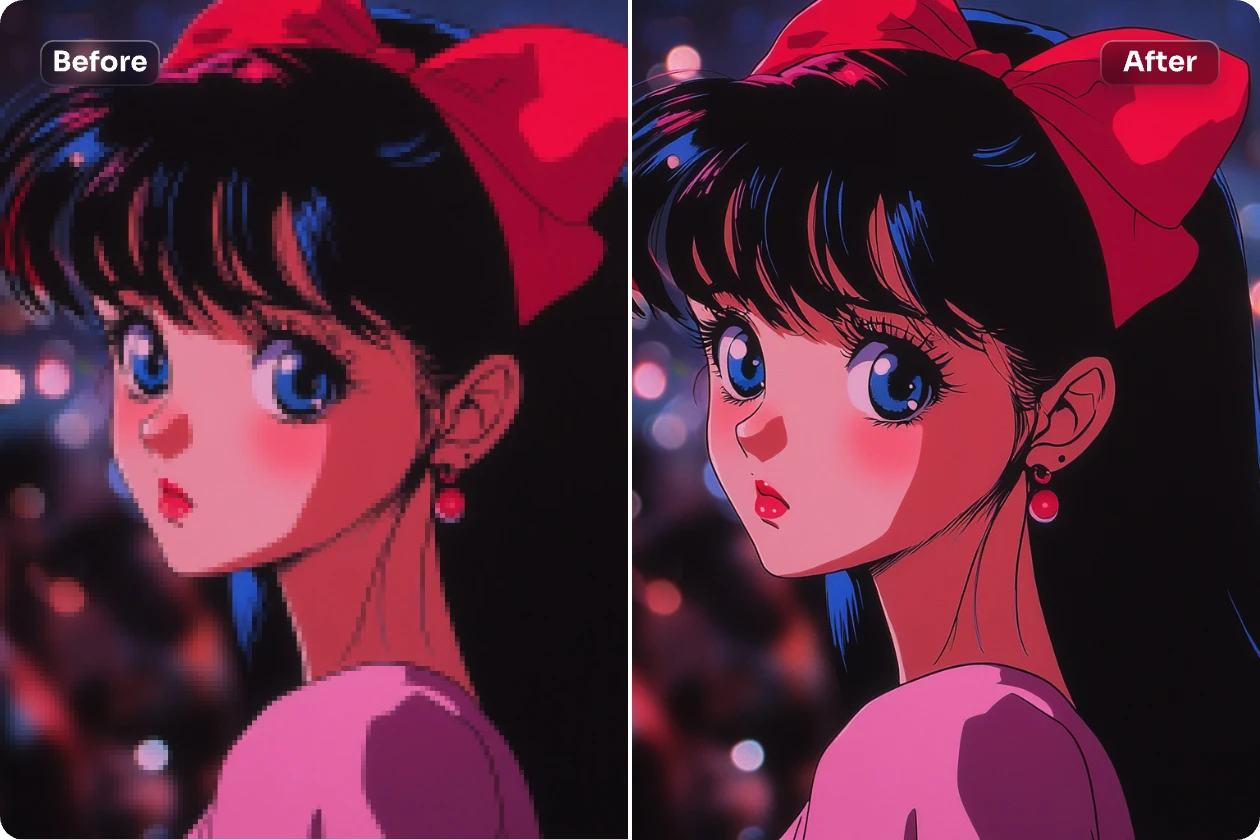 upscale an anime pfp to 4k with ai ease art image mode