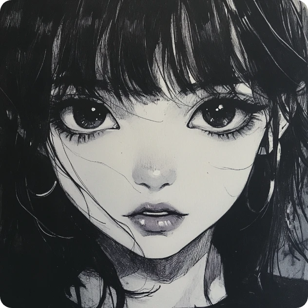 ai generated girl image in manga style