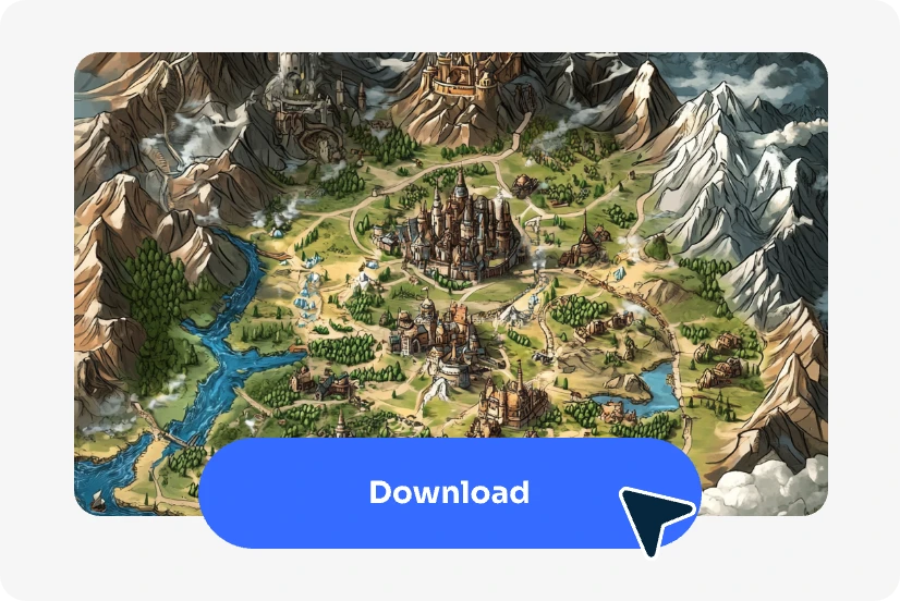 click generate and make a fantasy map instantly