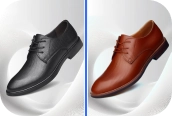 change shoes color into brown