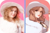 turn female image into anime