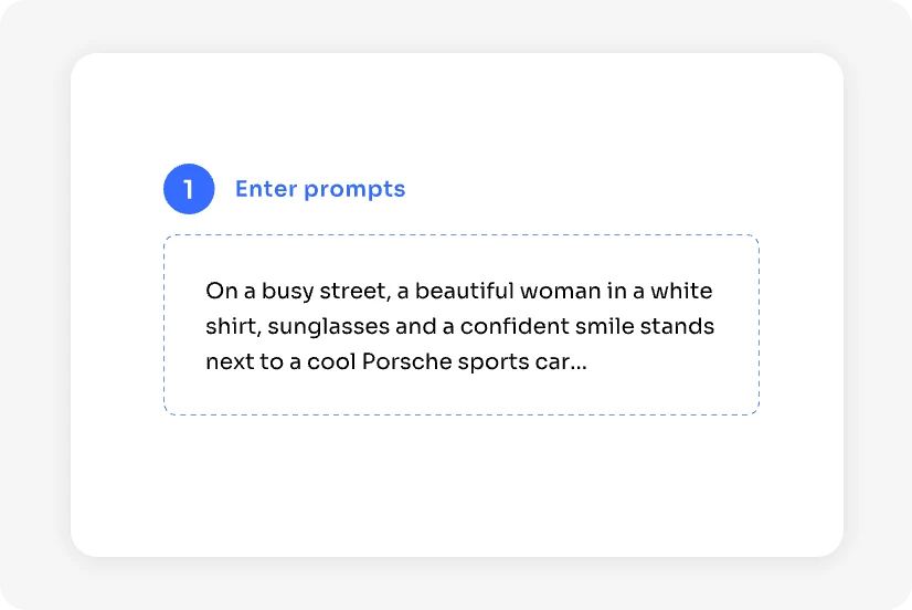 enter a prompt to describe the ai human you want