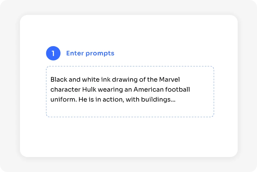 enter a prompt to describe the comic you want