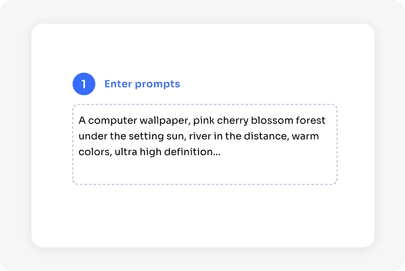 enter a text prompt to describe the wallpaper