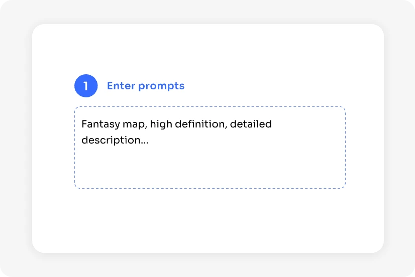 enter the prompt to describe the fantasy map in detail with aiease fantasy map generator