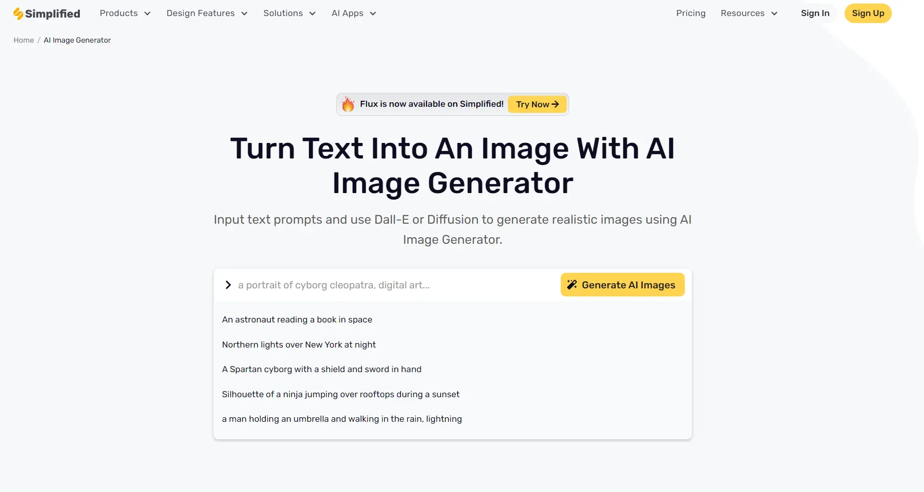 simplified ai image generator