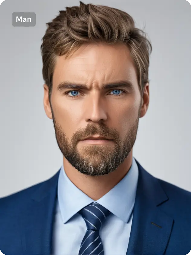 ai generated male headshot from AI Ease headshot generator