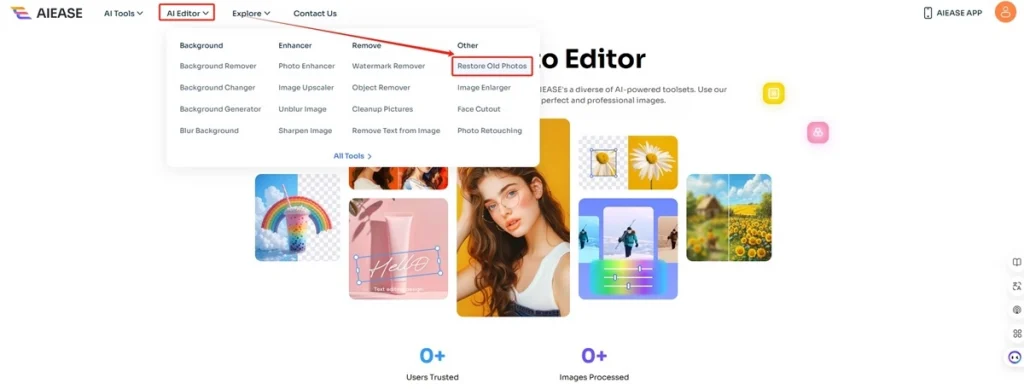 AI Ease Photo Restoration